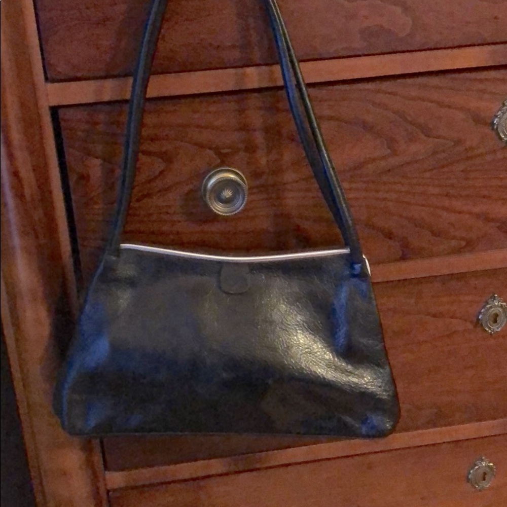 Black leather Shoulder bag